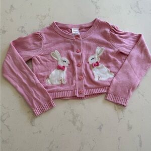 Gymboree Bunny Cropped Cardigan